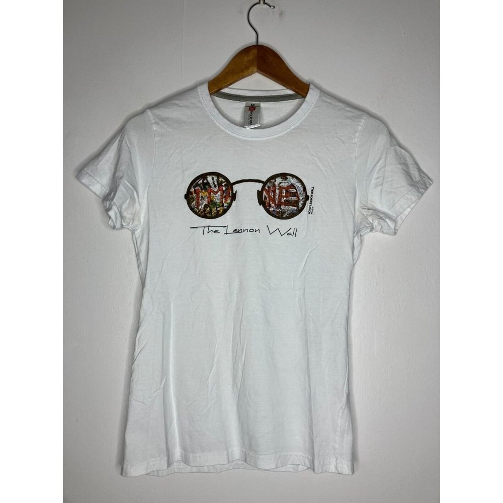 The Lennon Wall Prague Women's Medium (Small) T-Shirt READ